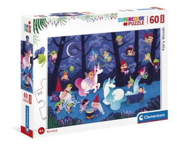 SuperColor Puzzle 60 MAXI - Fairy Woods - 60 pcs